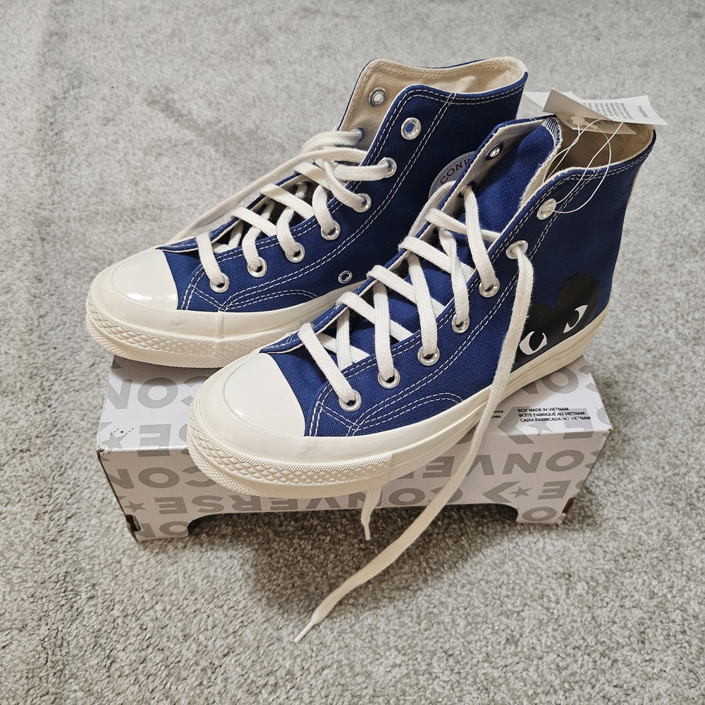 CdG PLAY x Converse Women's Chuck Taylor All Star Peek-A-Boo High-Top Sneakers